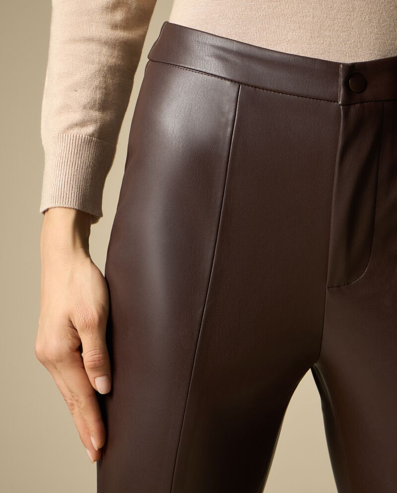 Pantalone in eco pelle donna single tile 2 
