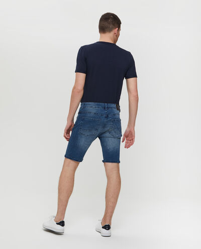 Shorts in denim stretch cinque tasche detail 1