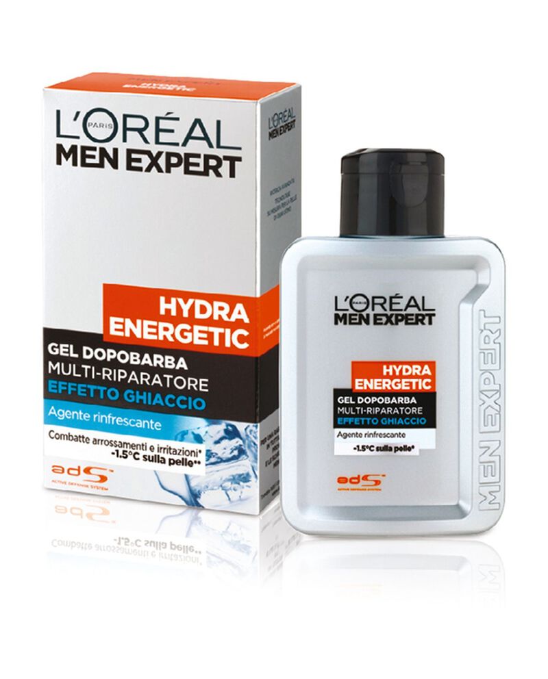 L'Oréal Paris Men Expert Dopobarba Hydra Energetic, Azione Multi-riparatrice Effetto Ghiaccio. cover