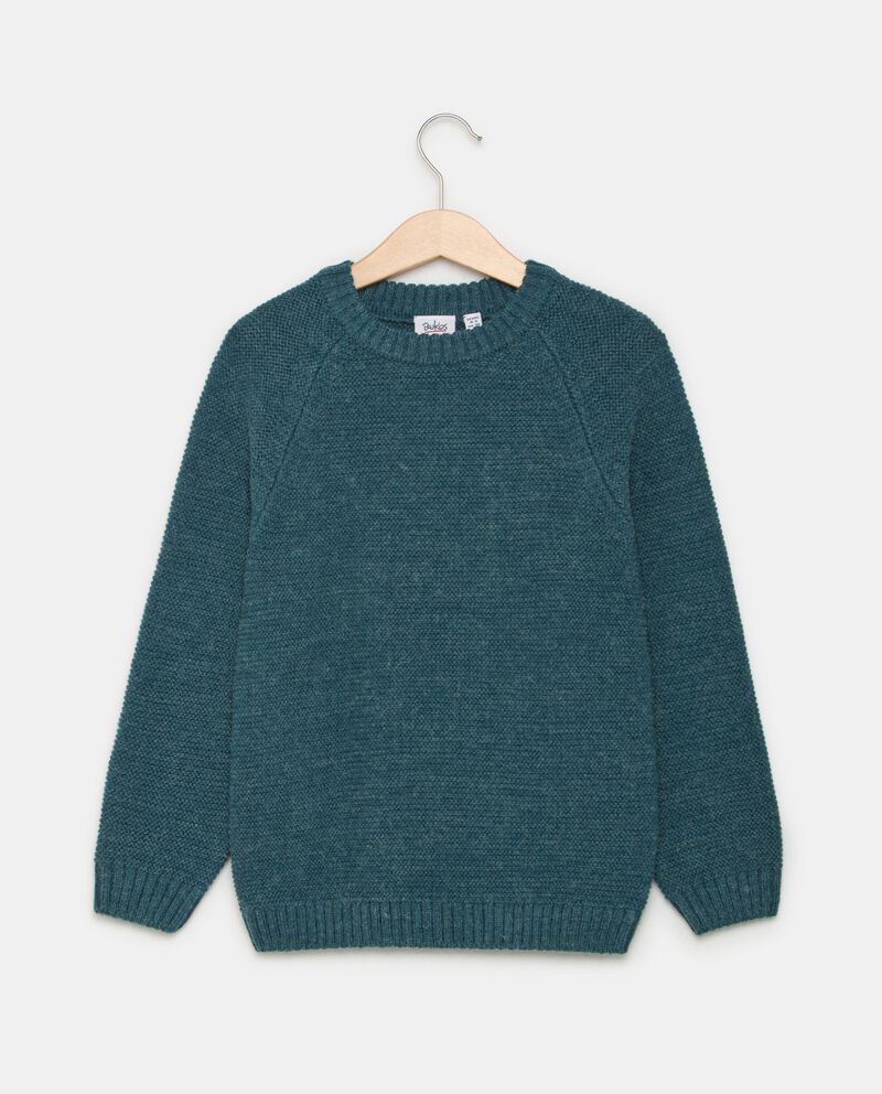 Girocollo in tricot misto lana bambinodouble bordered 0 