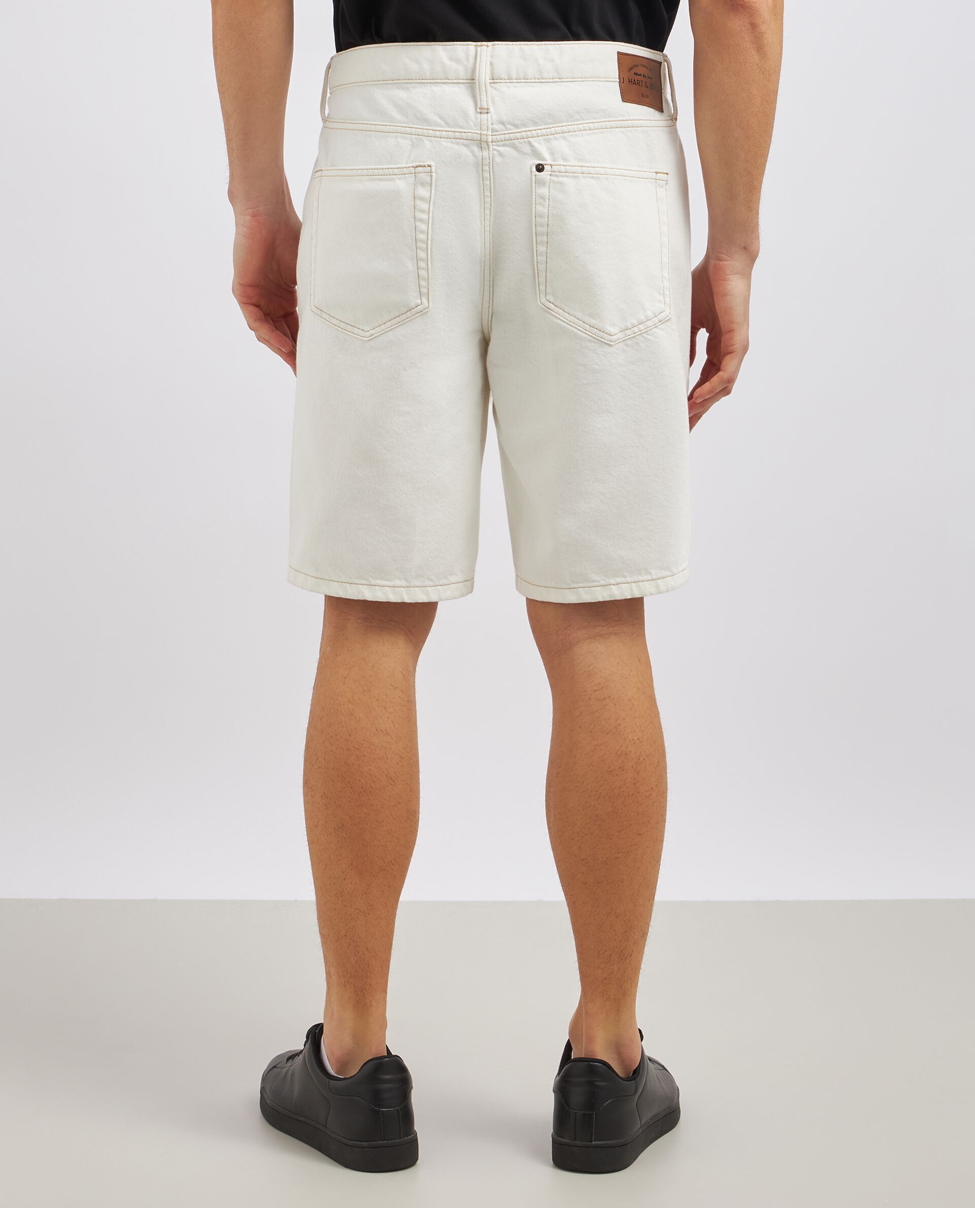 Shorts in denim di puro cotone uomo