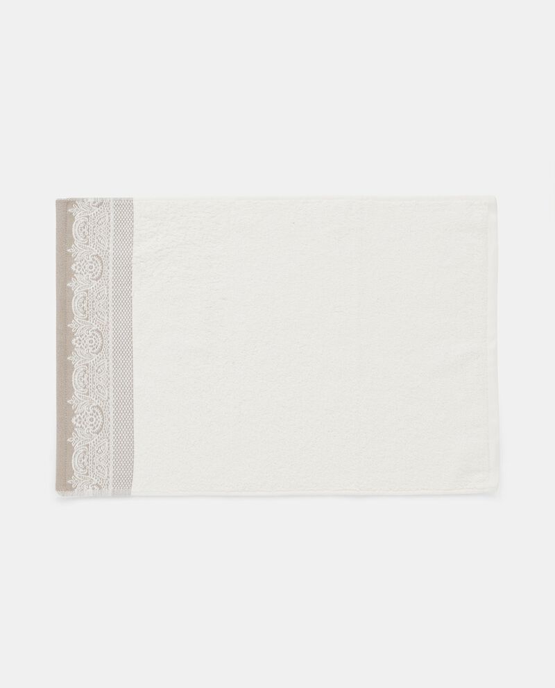 Asciugamano degli ospiti con ricamo Made in Portugal single tile 1 cotone