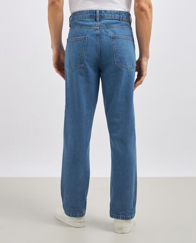 Jeans straight in puro cotone uomo detail 2