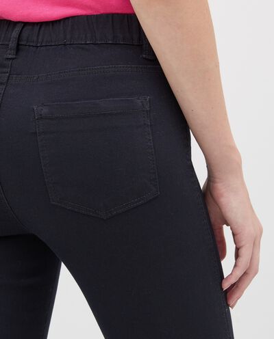 Pantaloni elasticizzati in misto cotone donna detail 2