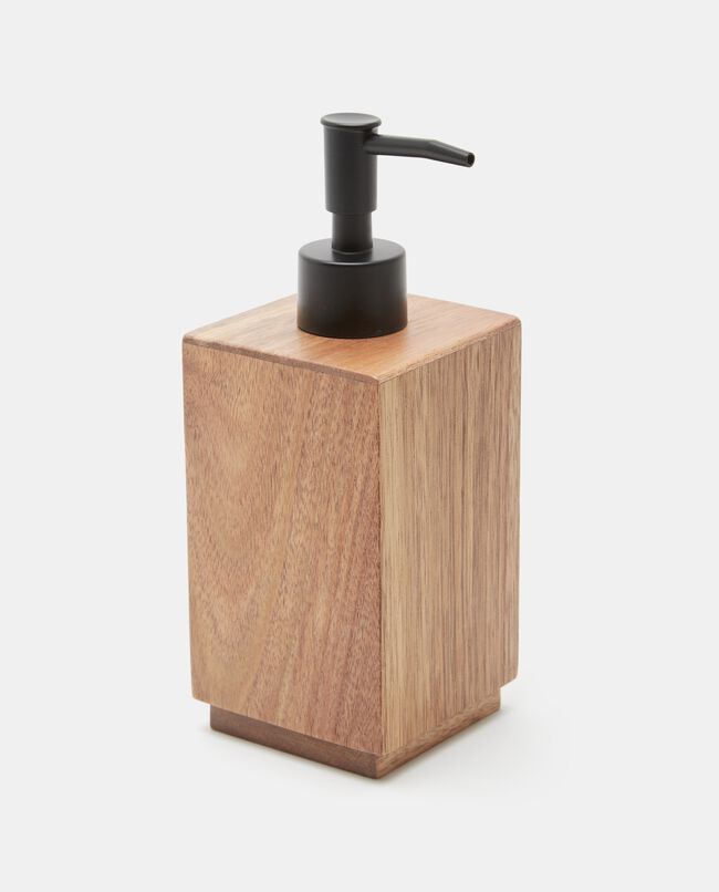 Dispenser portasapone in legno di acacia carousel 0