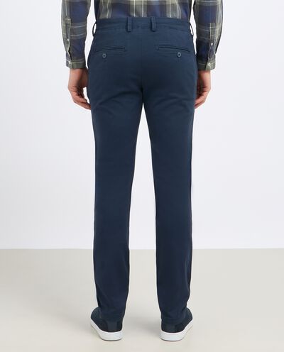 Pantaloni chino in cotone stretch uomo detail 1