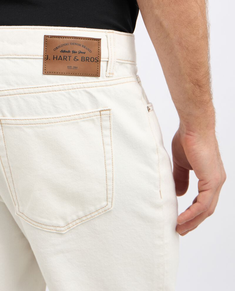 Pantaloni in denim di puro cotone uomodouble bordered 2 cotone