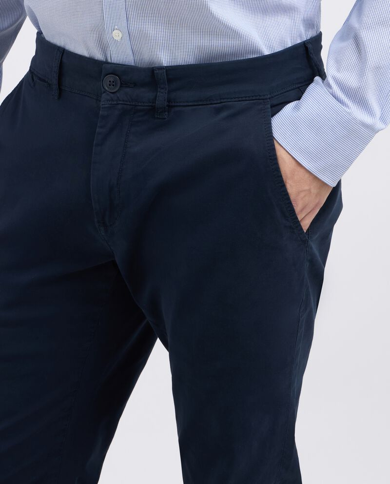 Pantaloni chino in cotone stretch uomodouble bordered 2 