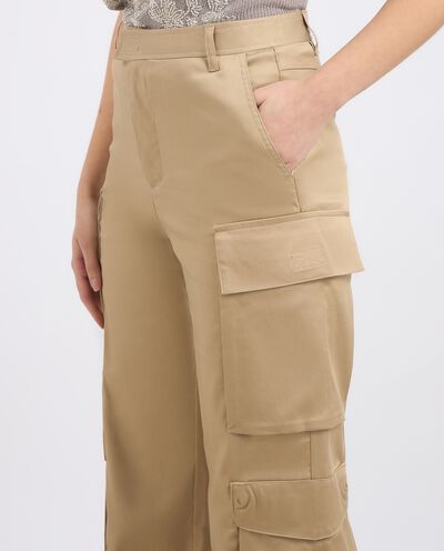 Pantaloni cargo in misto lyocell donna detail 2