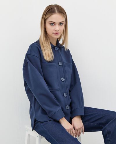 Giacca camicia oversize donna detail 1