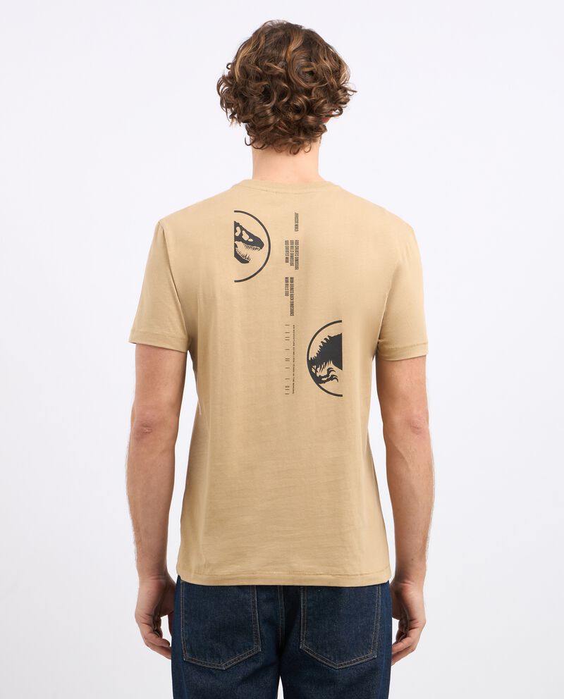T-shirt in puro cotone con stampa uomo single tile 1 cotone