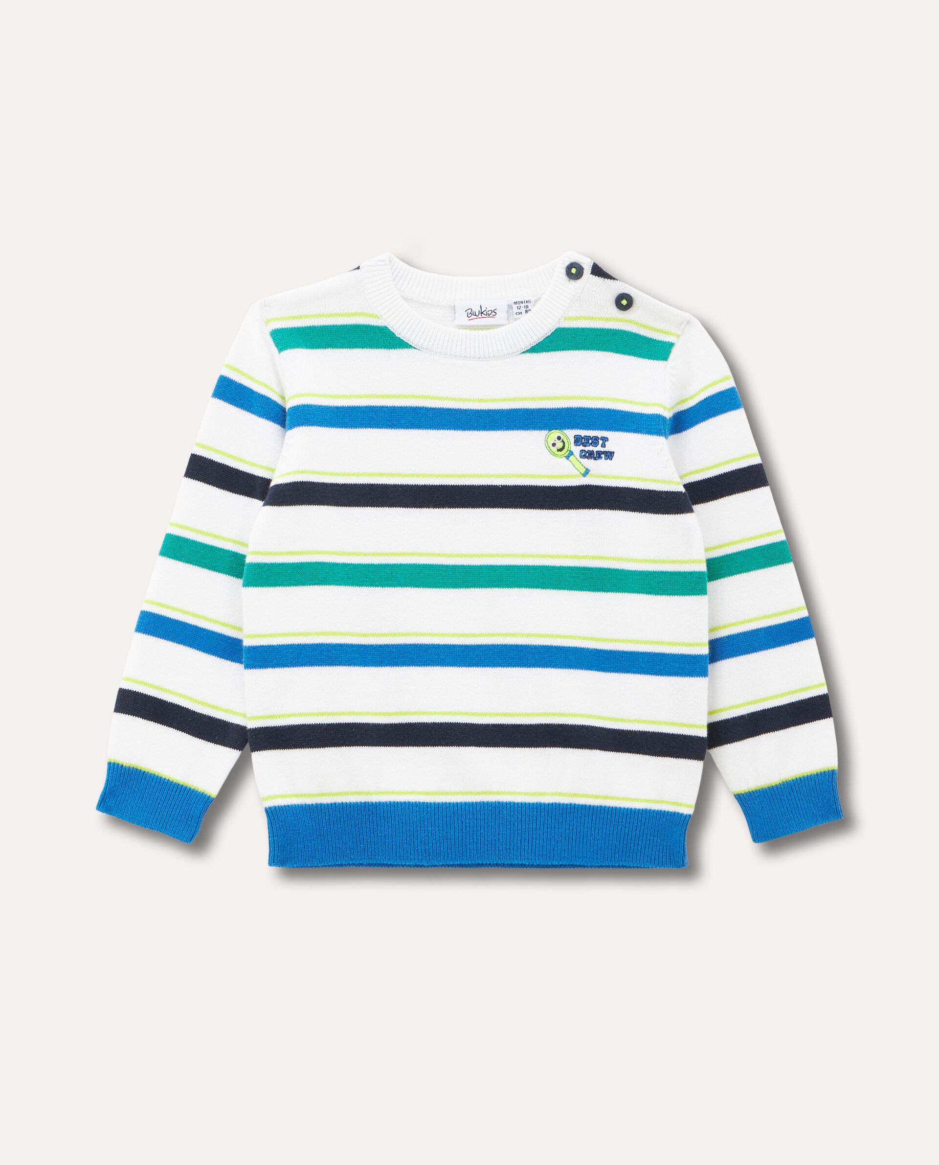 Maglioncino in puro cotone tricot neonato