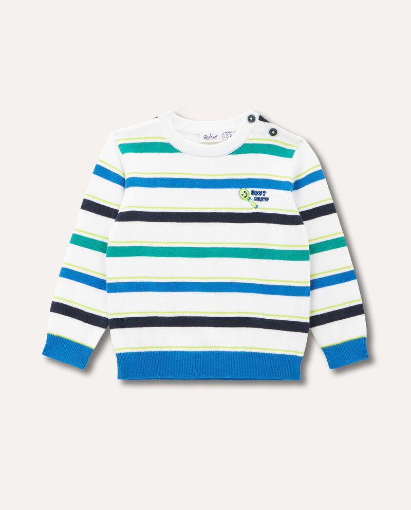 Maglioncino in puro cotone tricot neonatodouble bordered 0 