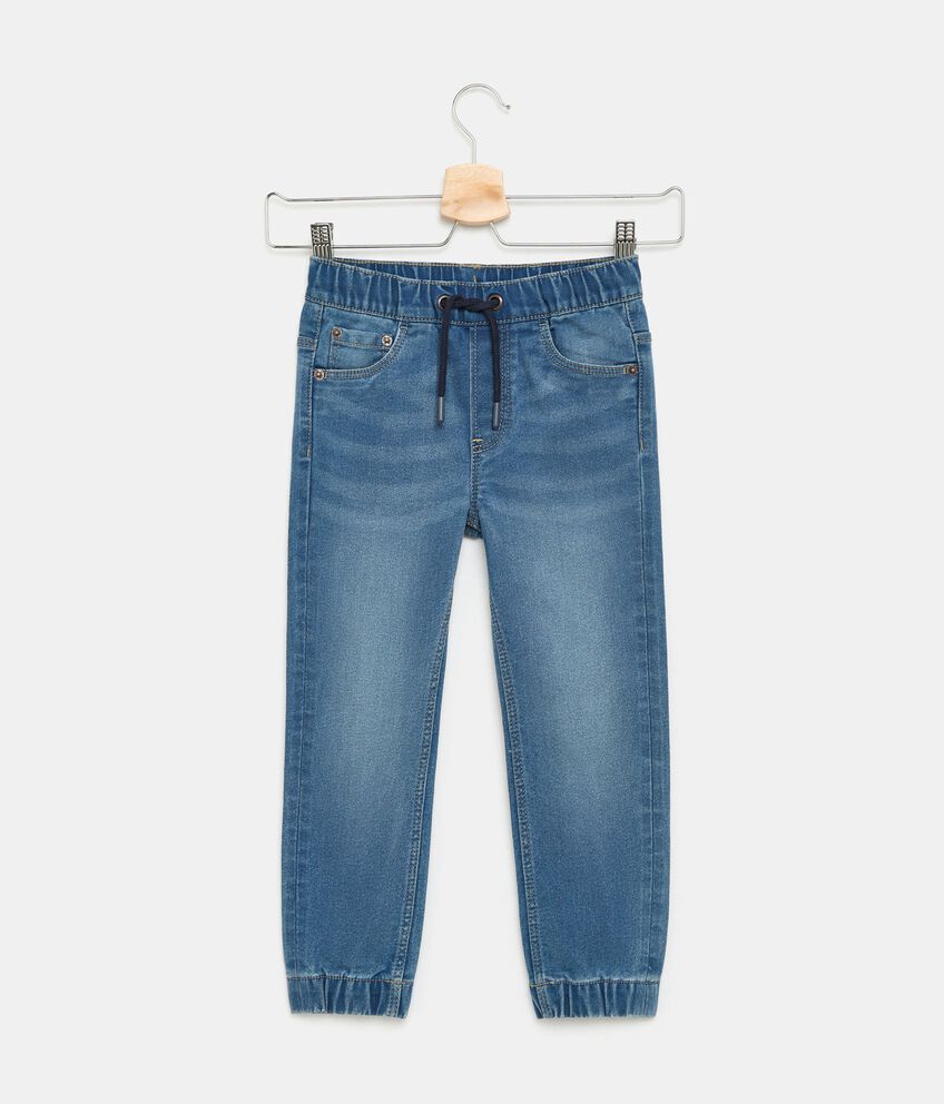 Jeans con lavaggio stone in misto cotone bambino double 1 