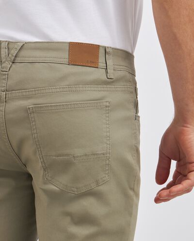 Pantaloni in puro cotone modello 5 tasche uomo detail 2
