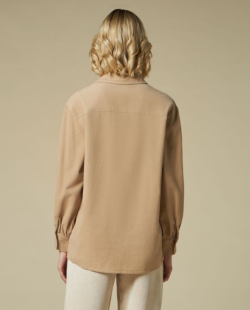 Camicia in puro cotone con tasche donna single tile 1 