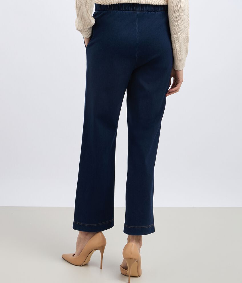 Pantaloni in denim flare fit donna double 2 