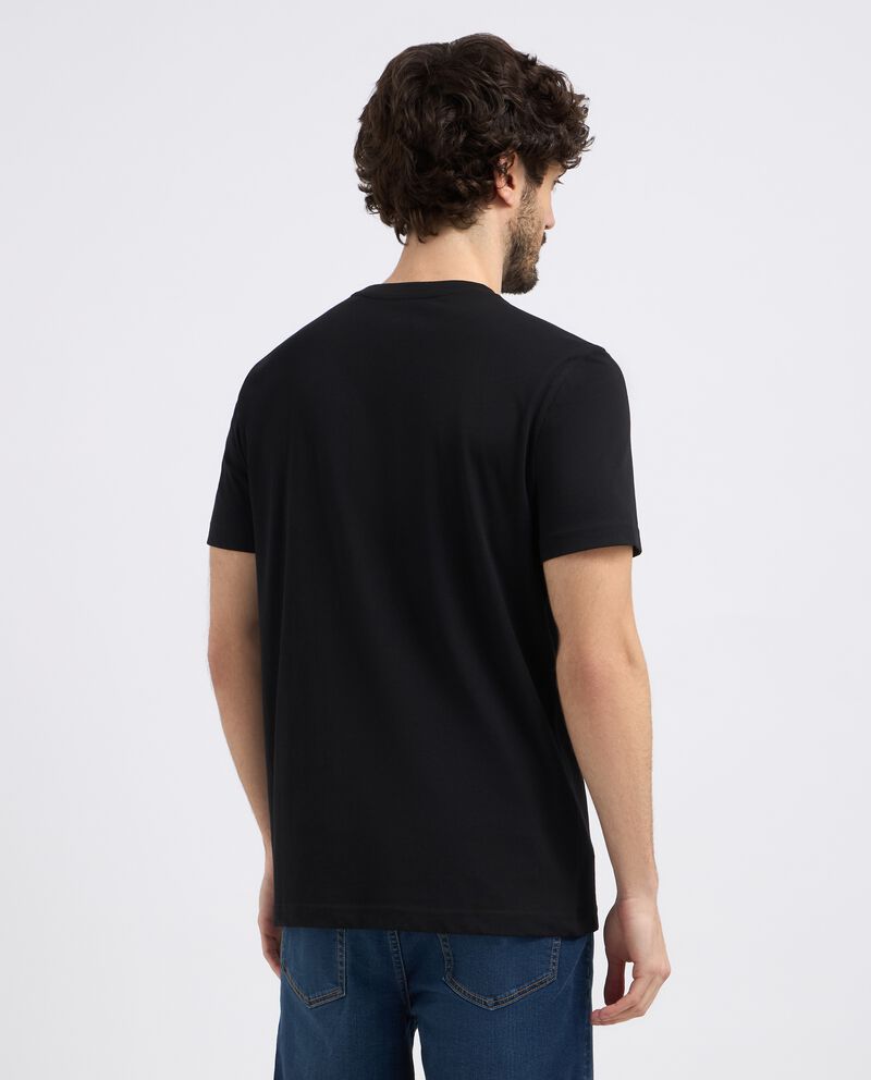 T-shirt con stampa uomodouble bordered 1 