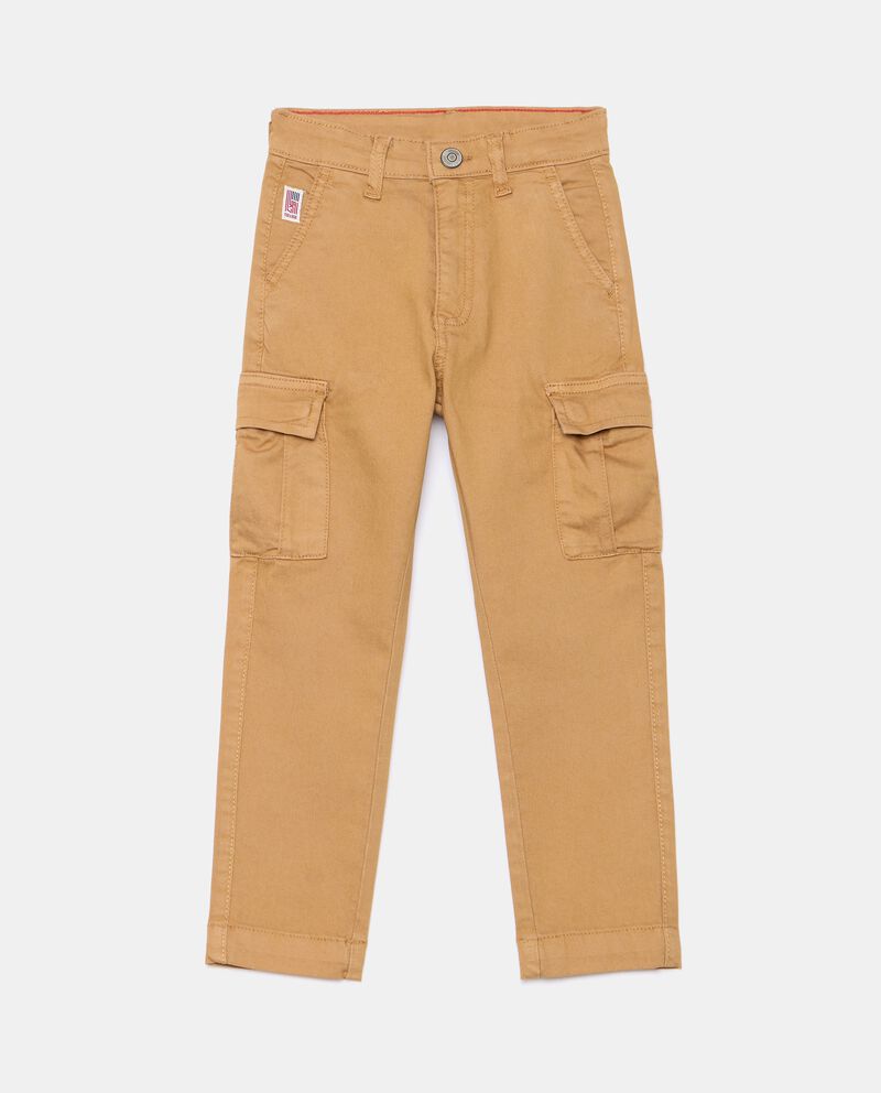 Pantaloni in cotone cargo bambino single tile 0 