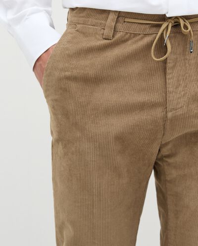Pantaloni chino in velluto a coste uomo Rumford detail 2
