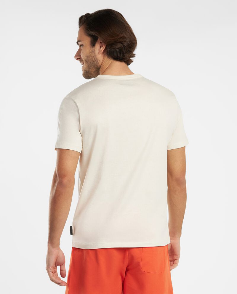 T-shirt fitness in puro cotone a maniche corte uomo single tile 1 