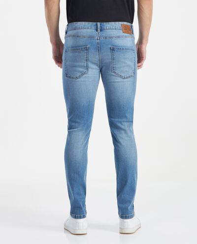 Jeans skinny fit stone washed uomo detail 1