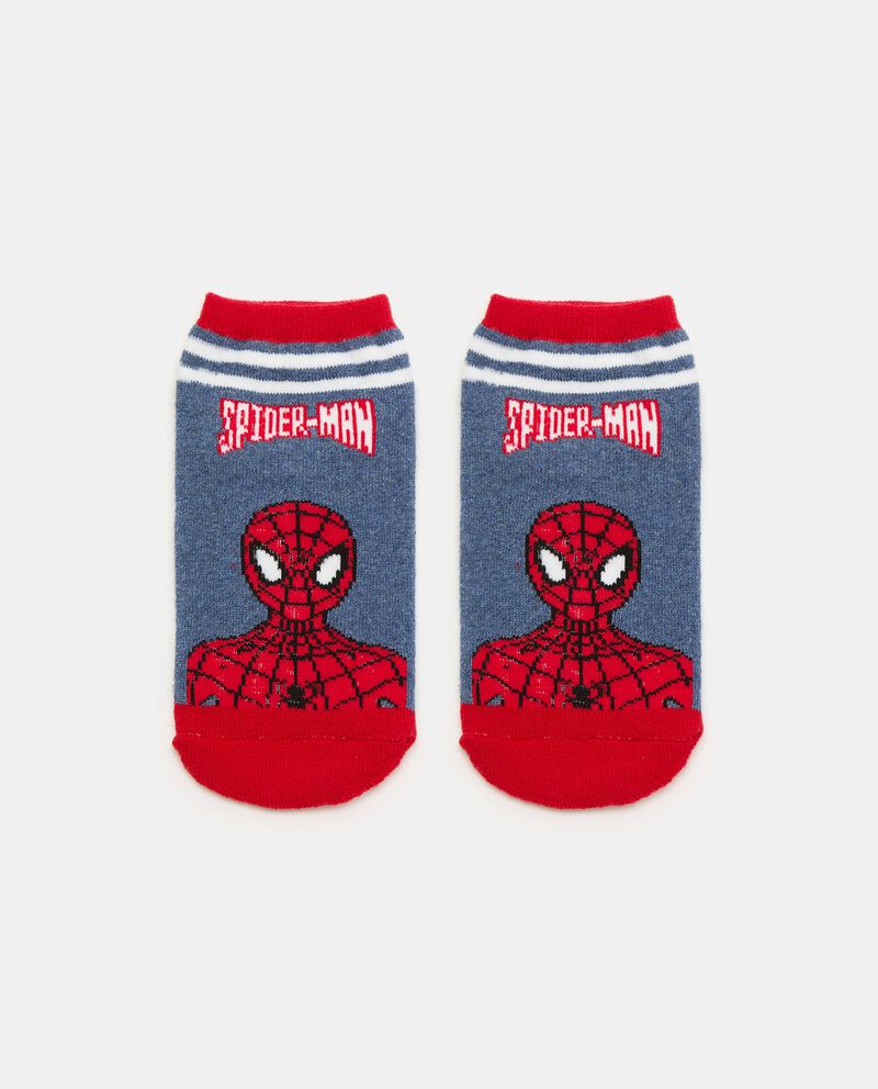 Calzini corti con stampa Spider-Man in misto cotone bambino single tile 0 