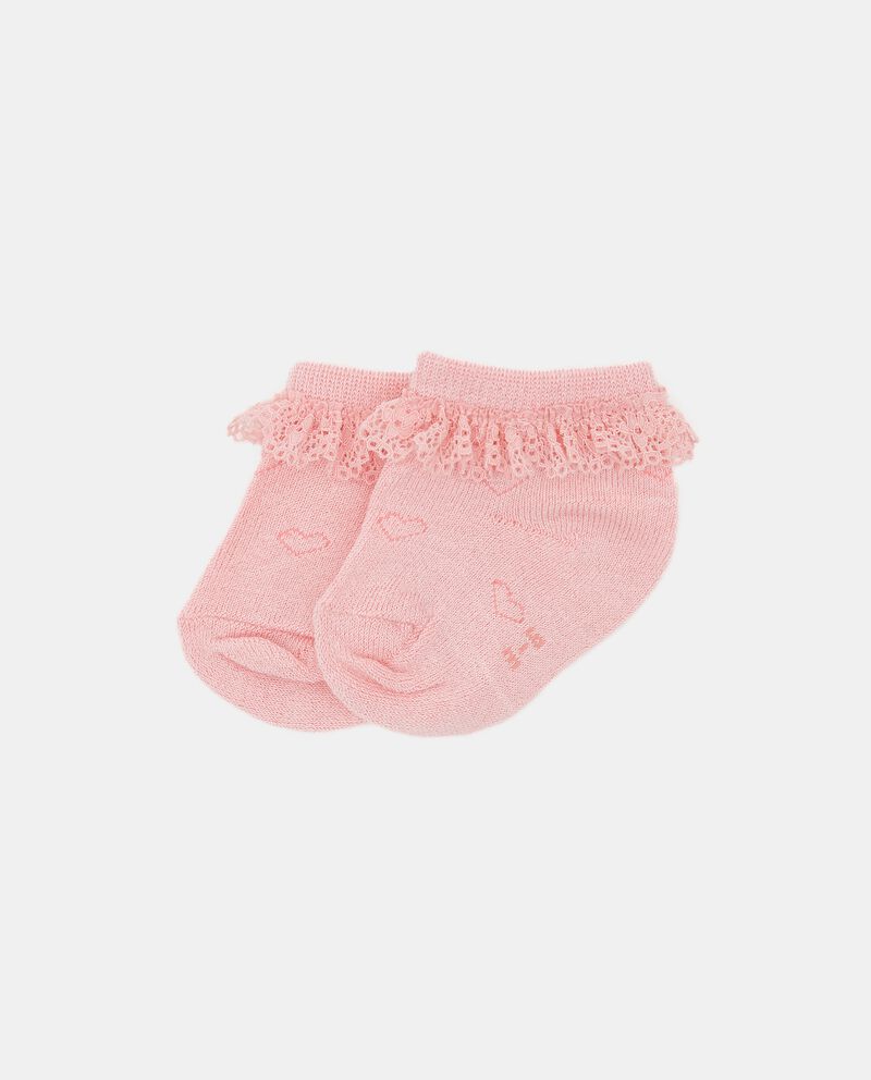 Calze neonata eleganti in cotonedouble bordered 0 
