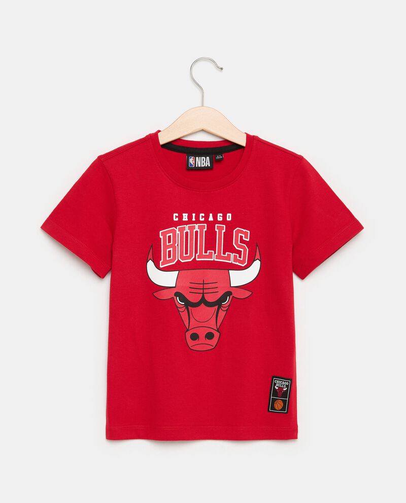T-shirt NBA Chicago Bulls in jersey di puro cotone bambino cover