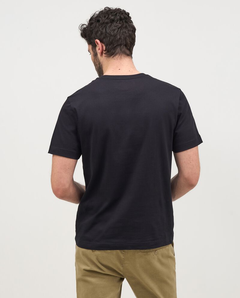 T-shirt con stampa fotografica in puro cotone uomo single tile 1 