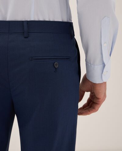 Pantalone Rumford classico in tessuto operato uomo detail 2
