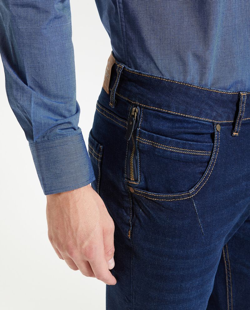 Jeans skinny con schiariture uomo single tile 2 