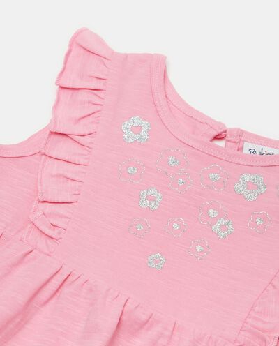 Vestito smanicato in jersey slub di cotone organico neonata detail 1