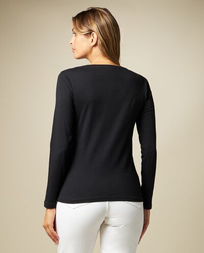 T-shirt in puro cotone donna detail 1