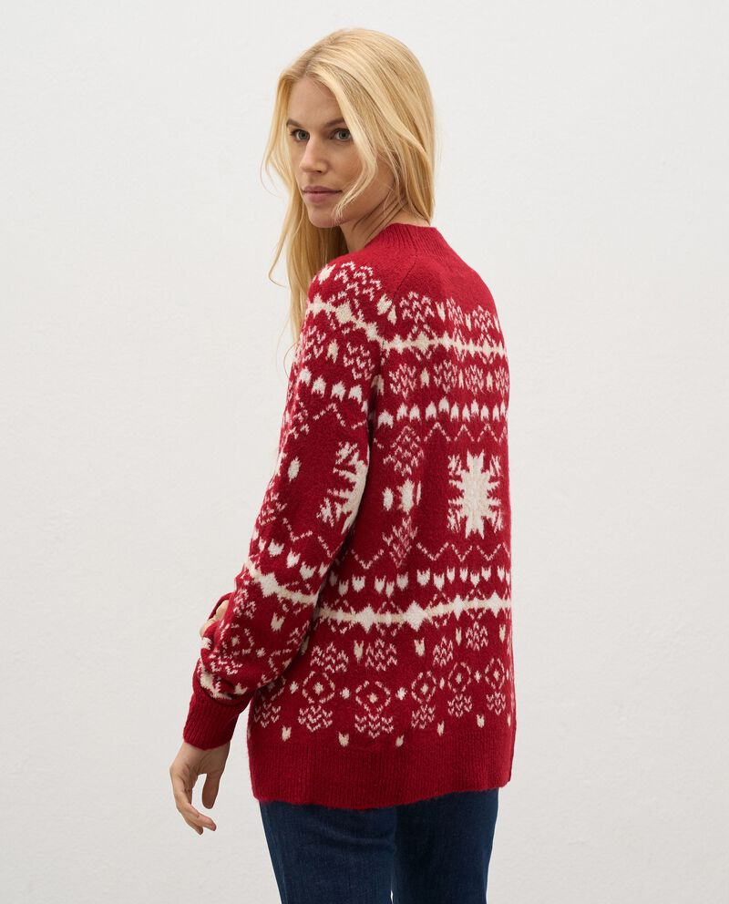 Maglione tricot natalizio donna single tile 1 