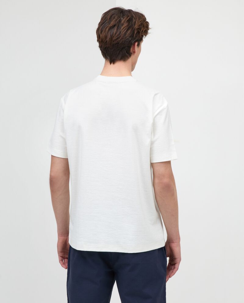 T-shirt a righe in puro cotone uomo single tile 1 