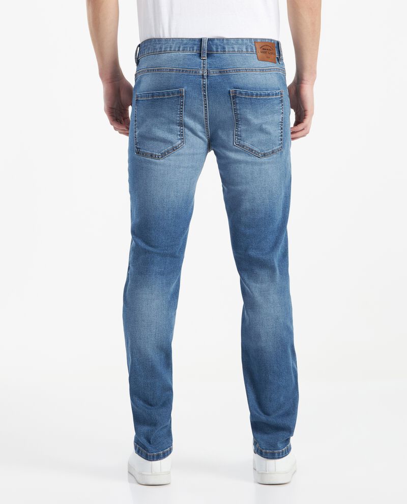Jeans skinny fit stone washed uomodouble bordered 1 cotone