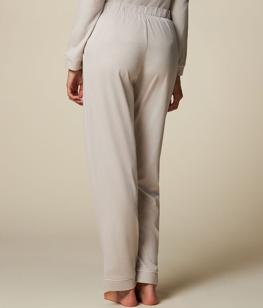 Pantalone pigiama in misto cotone donna double 2 