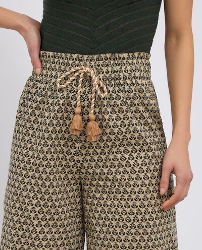 Pantaloni palazzo in puro cotone donna detail 2