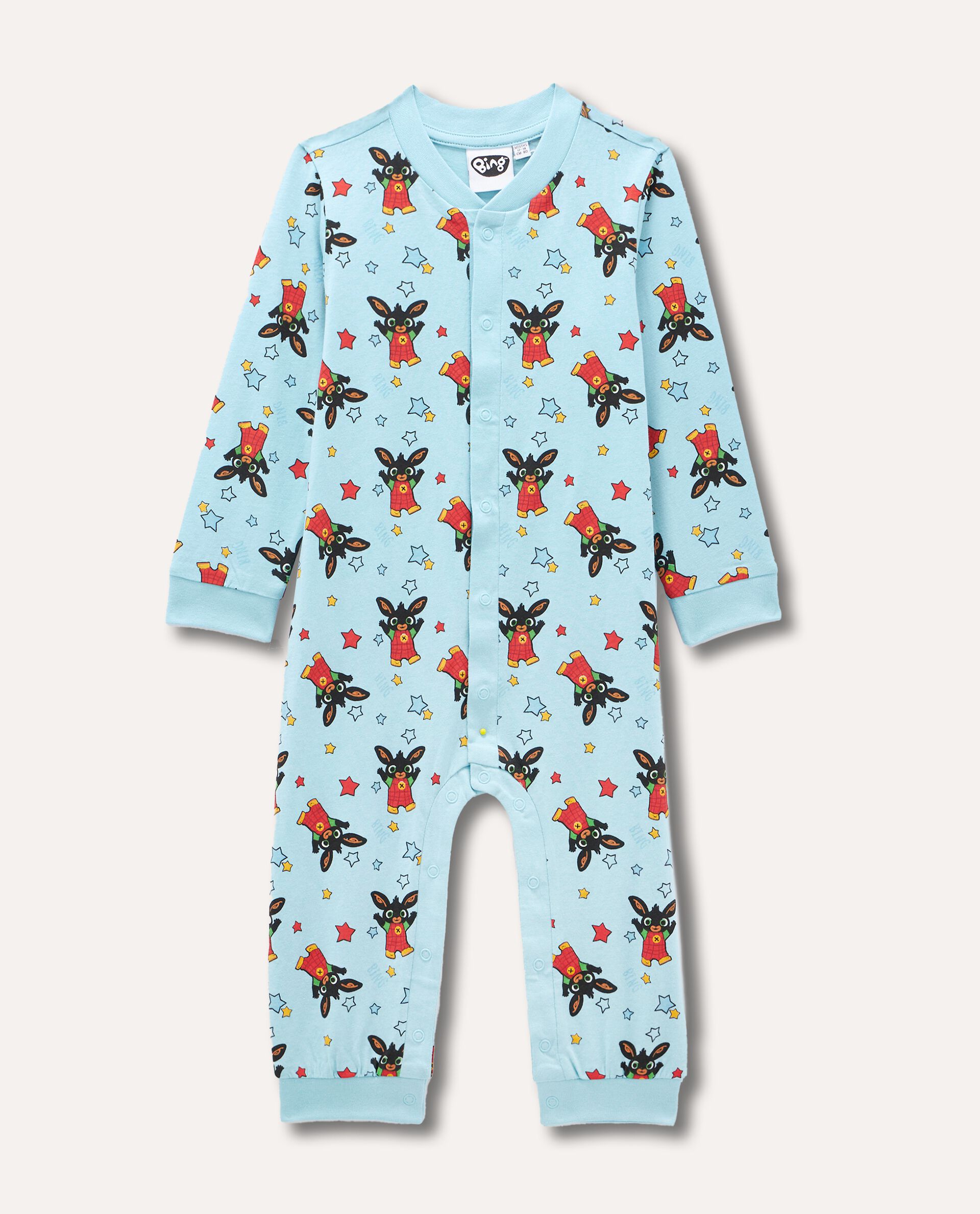 Tutina pigiama in puro cotone neonato