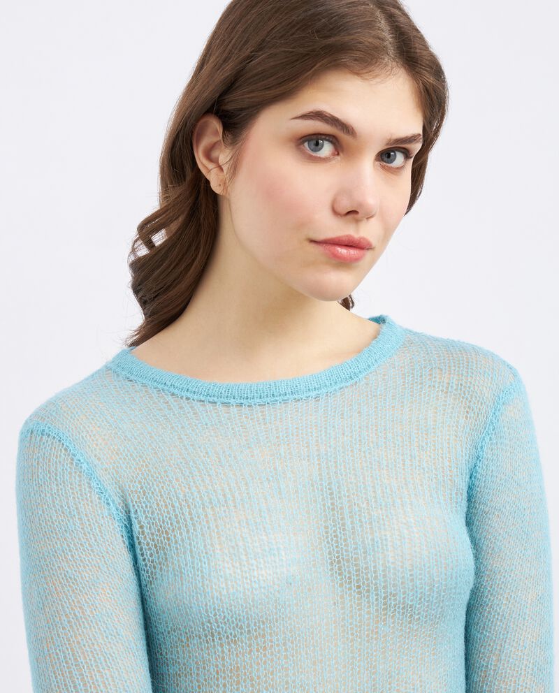 Pullover tricot misto lana donna single tile 2 cotone