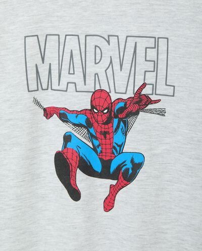 Maglietta girocollo con stampa Marvel in puro cotone bambino detail 1