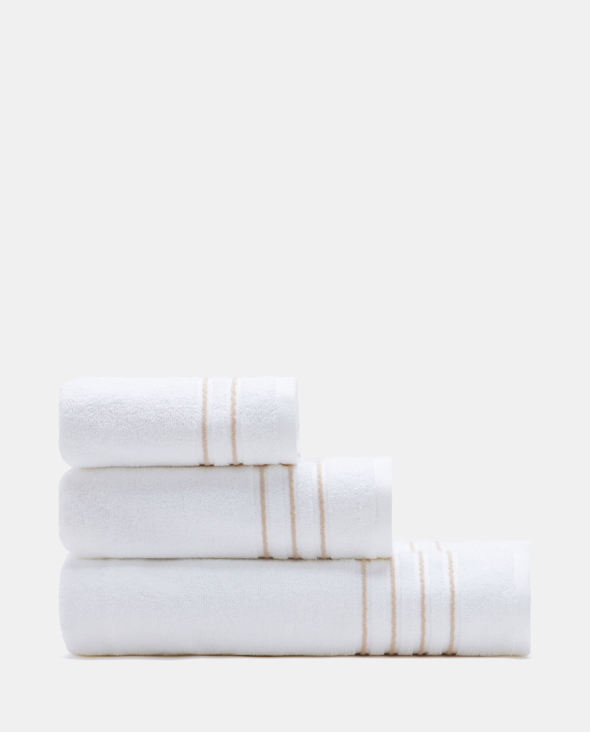 Asciugamano degli ospiti rigato Made in Portogallo