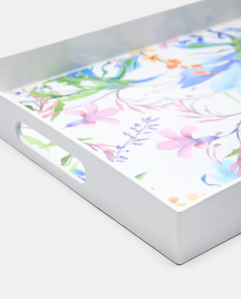 Vassoio in plastica con stampa floreale single tile 1 