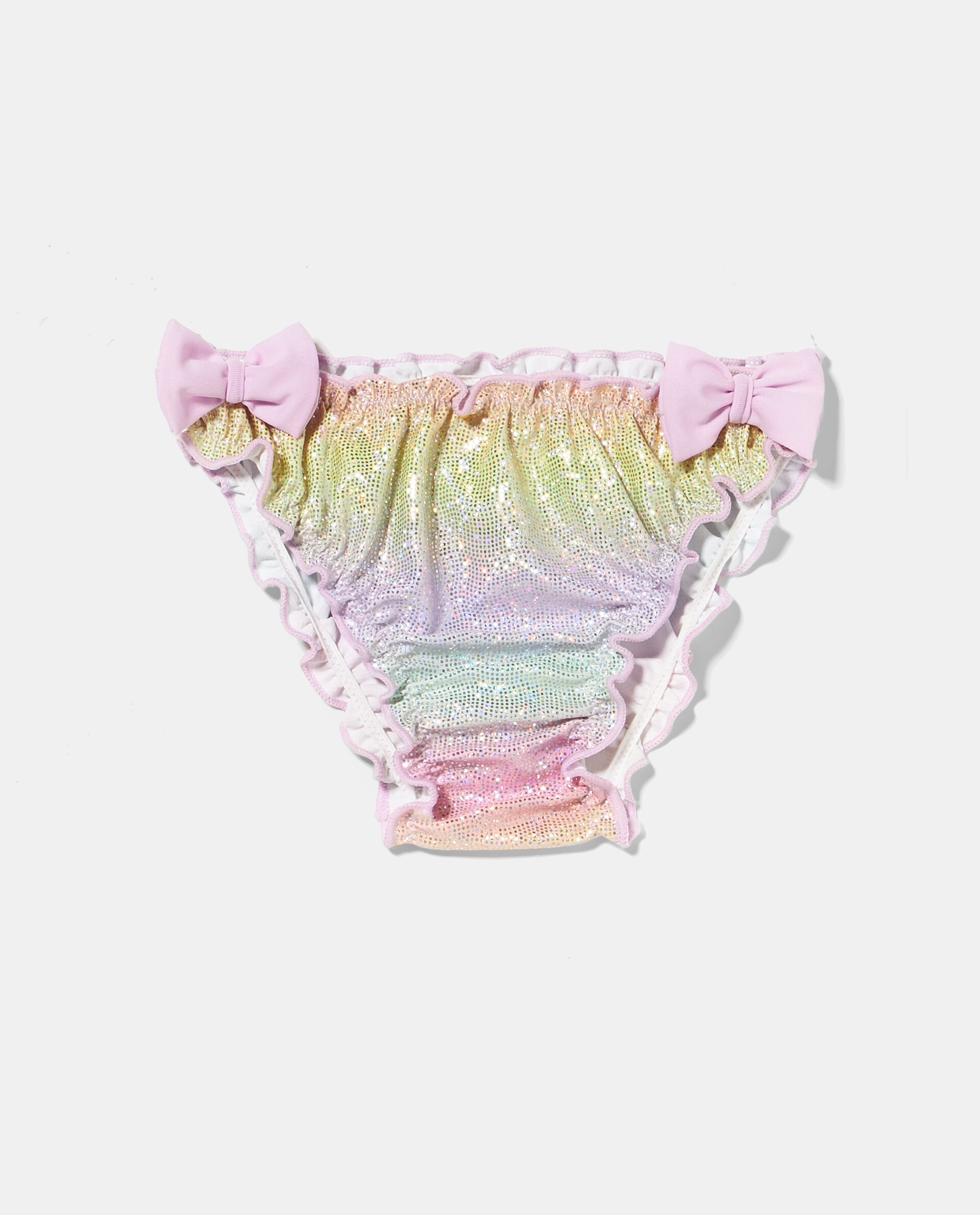 Costume slip arricciato rainbow neonata