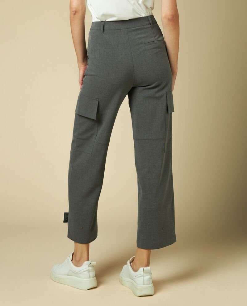 Pantaloni con tasconi laterali donna single tile 1 