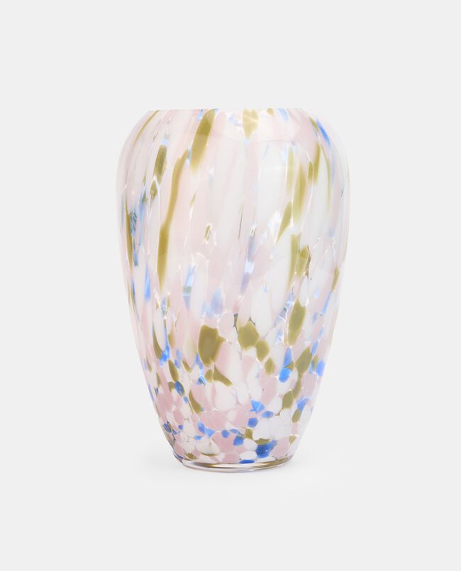 Vaso in vetro maculato multicolor carousel 0