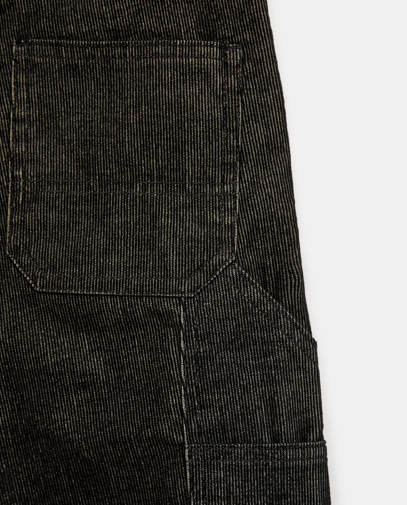 Pantalone in velluto di cotone ragazzo single tile 1 cotone