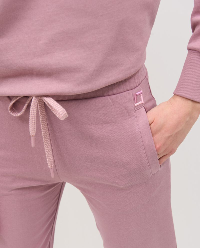 Pantaloni tuta in puro cotone donnadouble bordered 2 