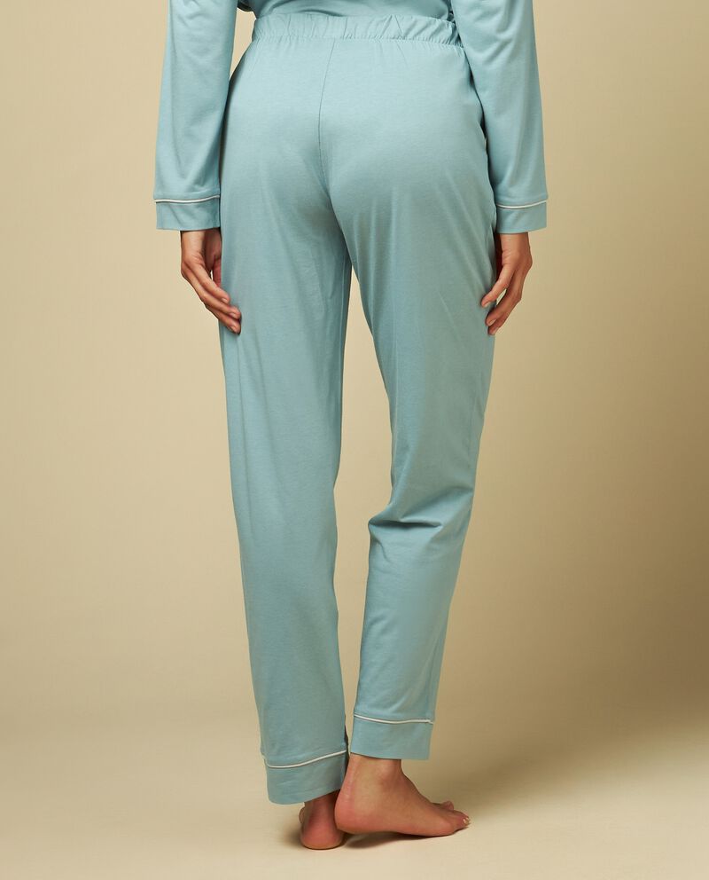 Pantalone pigiama lungo donna single tile 1 cotone